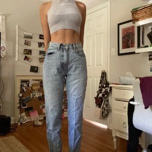 John Galt Brandy Melville light high waisted jeans